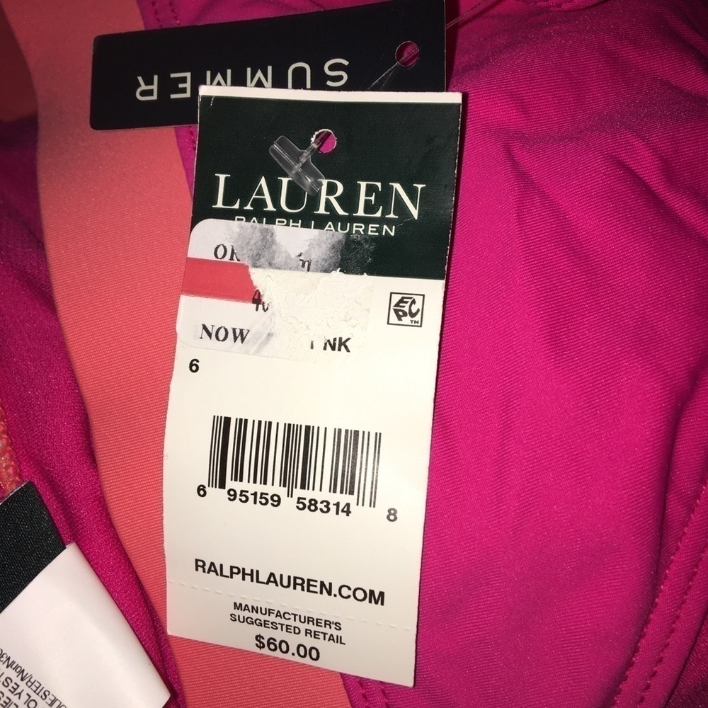 Lauren Ralph Lauren Banded Waist Bikini Bottom - Picture 4 of 4